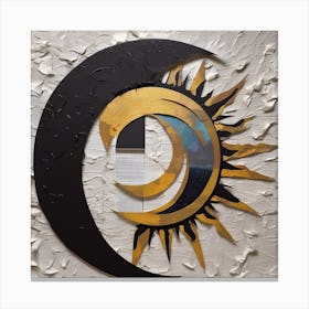 An Abstract Sun One Art 4 Canvas Print