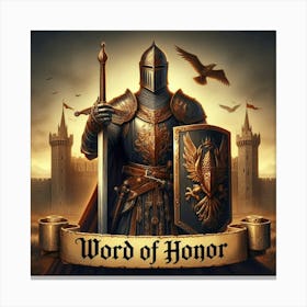 Word Of Honor 1 Canvas Print