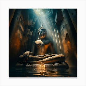 Buddha Statue Canvas Print