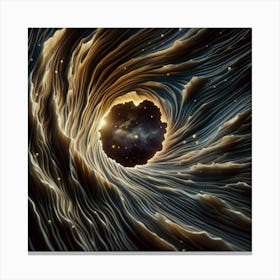 Black Hole Canvas Print