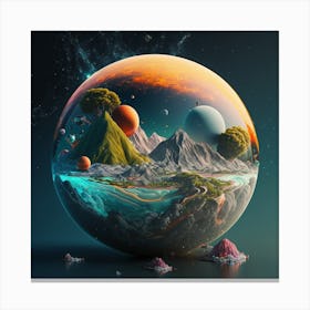 Planetarium Canvas Print