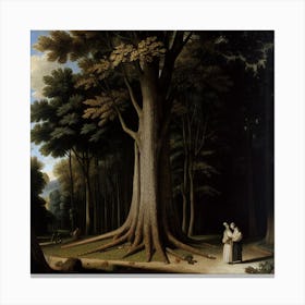 Tree In The Woods Canvas Print