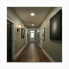 Hallway Stock Videos & Royalty-Free Footage 10 Canvas Print