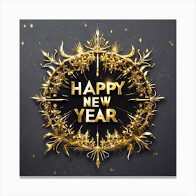 Happy New Year 35 Canvas Print