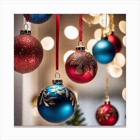 Christmas Ornaments 69 Canvas Print