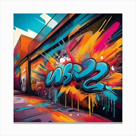 Graffiti Art 13 Canvas Print