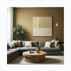 Modern Living Room 44 Canvas Print