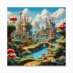 Mario Land Canvas Print