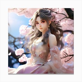 Chinese Girl Canvas Print