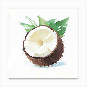 Coconut Canvas Print