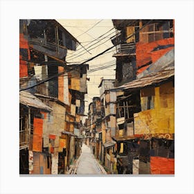 Street In Manila Canvas Print