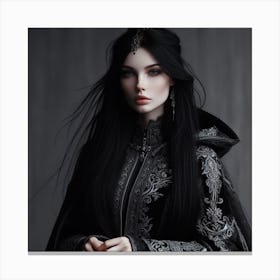 Gothic Beauty 1 Canvas Print