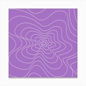 Purple Swirls Canvas Print