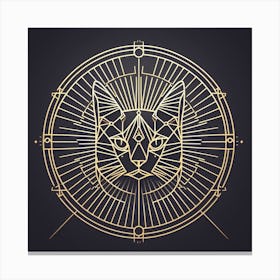 Occult Cat Canvas Print