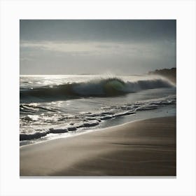 Sand And Surf 1 Canvas Print