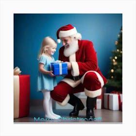 Merry Christmas Canvas Print