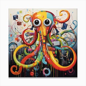 Octopus 12 Canvas Print