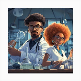 Science Nerd 4 Canvas Print