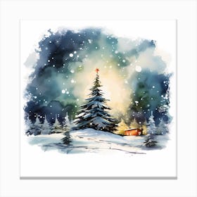 Snowfall Symphony Canvas Print