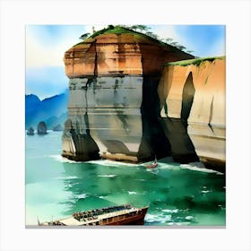 Great Cliffs Canvas Print