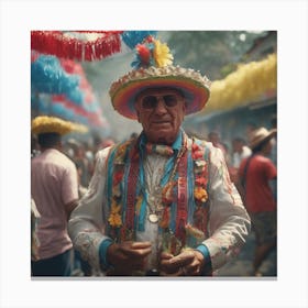 Mexican Man Canvas Print