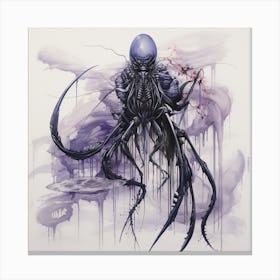 Alien Creature Canvas Print