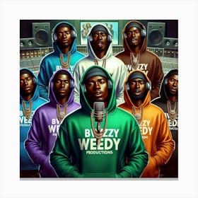 Buzzzy Weedy Productions Canvas Print