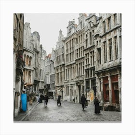 Brussels Street Canvas Print