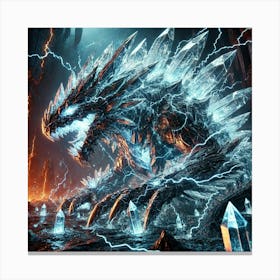 Crystal Leviathan 4 Canvas Print