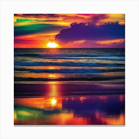 Colorful Sunset 1 Canvas Print