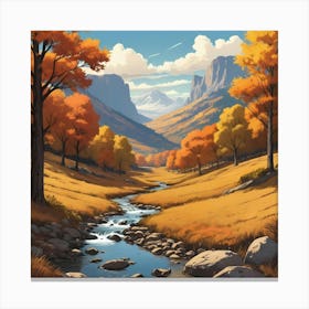 Autumn Horizons Canvas Print