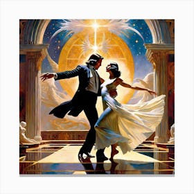 Pulp Fiction Dance Of The Stars Canvas Print
