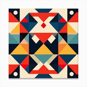 Geometric Abstract Painting Canvas Print