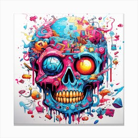 Skull Art 5 Canvas Print