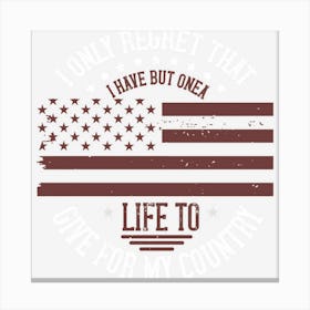 Army Shirt Design Collection Canvas Print