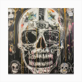 Raiders Skull 1 Canvas Print