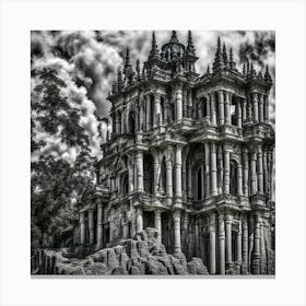 Castle In The Clouds 1 Canvas Print