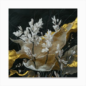 'White Flowers' 1 Canvas Print