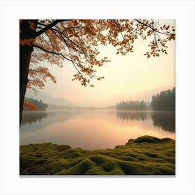 River landscape 3 Canvas Print