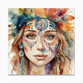 Watercolor Painting 8 Canvas Print