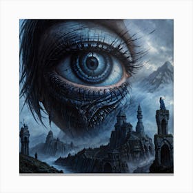 Eye Of The Dragon 1 Canvas Print