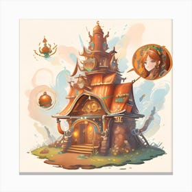 Fairytale House Canvas Print