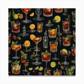 Tequila Cocktail 1 Canvas Print