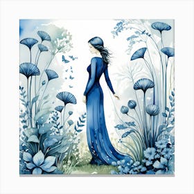 Blue Fairy 2 Canvas Print