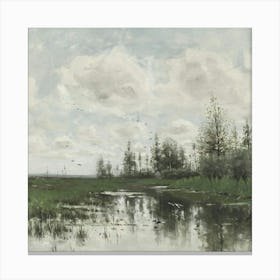 'The Marsh' 2 Canvas Print