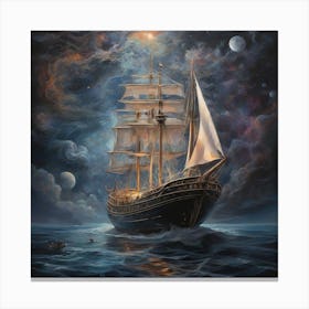 Schooner Canvas Print