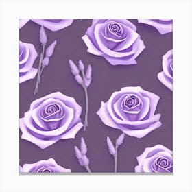 Purple Roses 14 Canvas Print