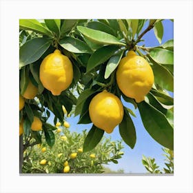 Lemon Tree Canvas Print