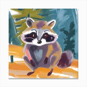 Raccoon 09 Canvas Print