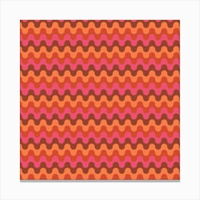 Colorful Retro Pattern 02 Canvas Print